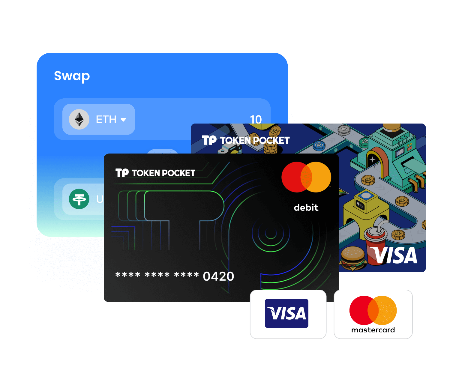 TokenPocket 閃兌服務操作畫面